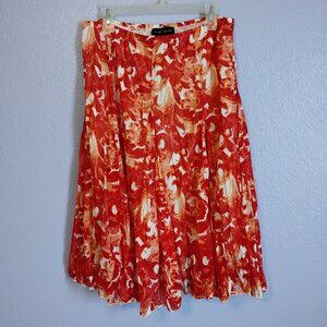 Print Skirt with liner - Large